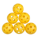 24Pcs Plastic Whiffle Airflow Hollow Golf Practice Training Sports Balls