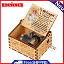 Wooden Hand Crank Music Box Perfect Gift You Are My Sunshine to My Daughter Gift