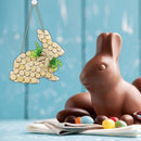 Easter Wooden Hanging Pendant Rabbit Chicken Ornament Home Decor (JM00460)