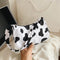 Cow Milk Printed Women Handbag Tote Female Casual Underarm Shoulder Bag (2)