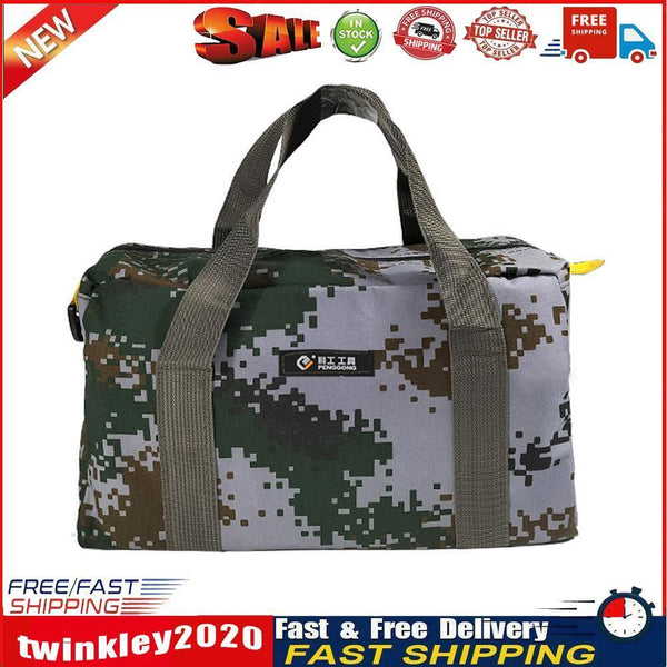 Tool Bag Camouflage Canvas Electrician Toolkit Waterproof Pouch (18 in) Newly
