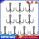 10pcs Fishing Gear Triple Hook High Carbon Steel Sharp Barbed Fishhooks (4)