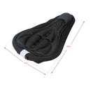 Bike Silicone Saddle Seat Cover Silica Gel Cushion Soft Pad Blue Newly