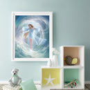 Angel Girl Oil Paint By Numbers DIY Canvas Wall Picture Craft Home Decoration