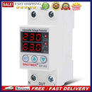 Single-phase AC 230V Din Rail Voltage Surge Protector Relay with Limit Curren