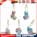 Rabbit Diamond Painting Keychain DIY Crystal Drill Key Ring Pendant (YS020)