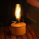 PU Leather Gas Canister Bag Cover LPG Fuel Can Protective Sleeve Brown (S) Newly