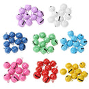20pcs 25mm Metal Jingle Bells Christmas Hanging Decor Pet Pendant (Red)