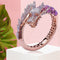 Engagement Crystal Wedding Band Rings Dragon Rings Gothic Rhinestone Zircon