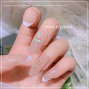Cute Manicure DIY Aurora Rose Flowers Charms Nail Jewelry Nail Art Decorations