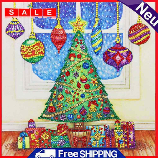 5D DIY Special Shaped Diamond Painting Christmas Tree Cross Stitch Mosaic Kits