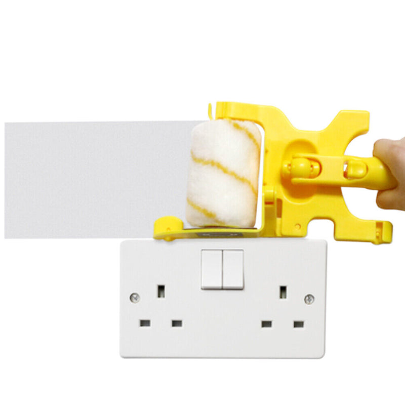 Clean-Cut Paint Edger Roller Brush Wall Decor Painting Tools Kit with Tray Newly