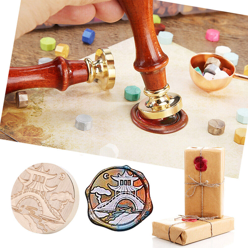 #A Ancient Alley Wax Seal Stamp Head Scrapbooking Decoration Stamps Replace Head