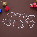 Farm Duck Silicone Stamp Cutting Die Stencil Frame Scrapbook Decor Craft Newly