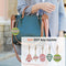 5pcs DIY Full Drill Special Shaped Diamond Painting Christmas Bell Key Ring