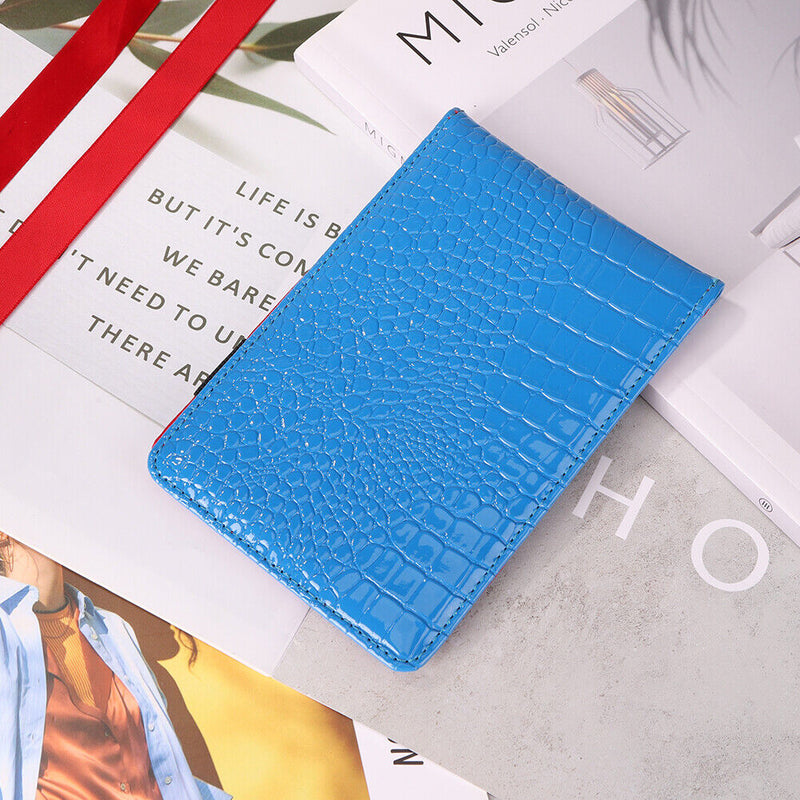 PU Crocodile Golf Leather Scorebook Training Aids Score Golf Game Tracker G