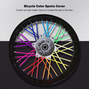 72pcs Colorful Spoke Skins Covers Lightweight Wheel Spoke Wraps Protection Cover
