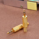 2pcs Stereo 3.5mm 1/8in Headphone Earphone DIY Audio Jack Plug Connectors