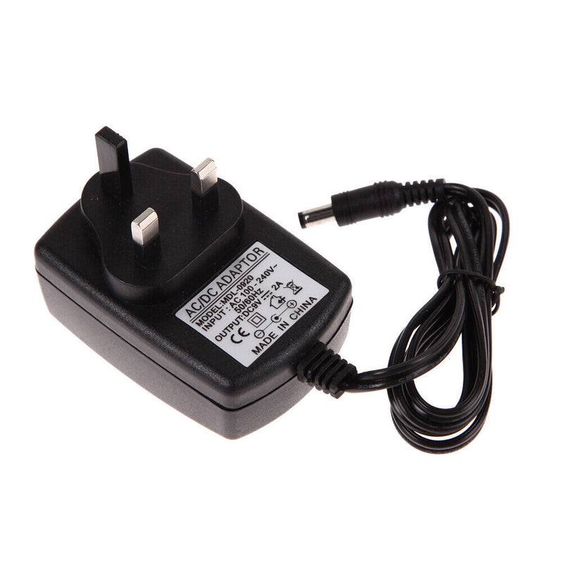 AC 100-240V Converter Adapter DC 5.5 x 2.5MM 9V 2A Charger UK Plug