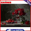 DIY Digital Painting By Numbers Rose Fruit Frameless Canvas Picture Wall Art