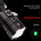 Zoom Headlight Power Display Large Lens USB Charging Strong Light Headlamp