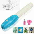 Electric Slotted Paper Craft Quilling Tool Origami Steel Curling I4R4 C2K9