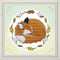 Embroidery Needlework Set 14CT Stamp Crafts Home Decor Animal Count Cross Stitch