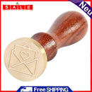 Retro DIY Pattern Wax Seal Fire Painting Stamp for Scrapbook Envelope Gift Cards