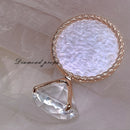 DIY Nail Tips Color Palette Acrylic Display Board Gel Pallet (Pink Round) Newly