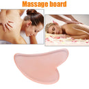 Acupoint Massage Scraper Neck Body Guasha Board for Skin Care (Pink) Newly