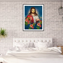 Diamond Painting Jesus Full Round Drill Picture of Rhinestone DIY Drawing K