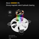 COOLMOON 12cm 12V 4Pin PC Case Cooler Fan Chassis CPU 5V 3Pin ARGB PWM Radiator