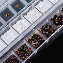 White Mixed Tips Nail Rhinestones with Dotting Pen Manicure Decoration DIY Art