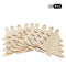 10pcs Wood Christmas Tree Hanging Pendant Xmas Party Ornament Decor (Tree)