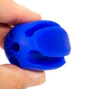 Fishing Rod Stop Egg Shape Jammed Protection Fix Bait Fishing Gear (Blue) Newly
