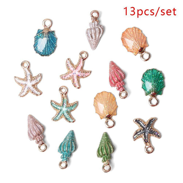 Earring Craft Making Ocean Pendants Sea Shell Conch Charms Handmade Accessories
