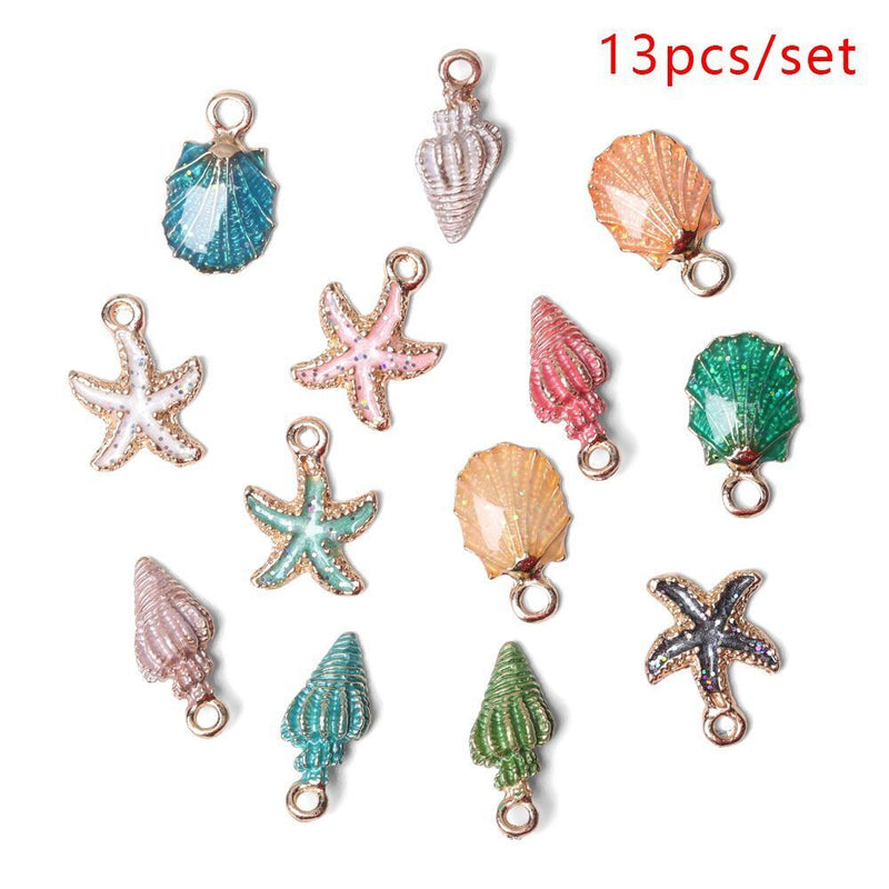 Earring Craft Making Ocean Pendants Sea Shell Conch Charms Handmade Accessories