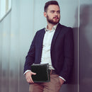 Document Bag - Fireproof and Waterproof Money Bag for A4 Document (Black)