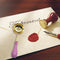 Sealing Wax Spoon Solid Wood Retro Wax Spoons Decorative Stamp Craft (Pink)