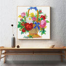 5D DIY Special Shaped Diamond Painting Flower Basketball Cross Stitch Home Decor Kit