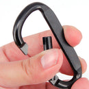 Climbing Camping Hiking Water Bottle Hooks Keychain Snap Clip D Carabiner