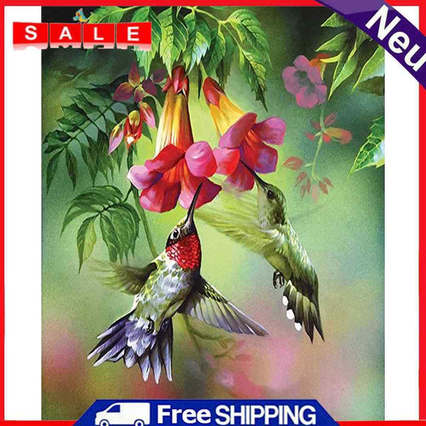 Digital Paint Flowers Painted By Numbers On Canvas Decor