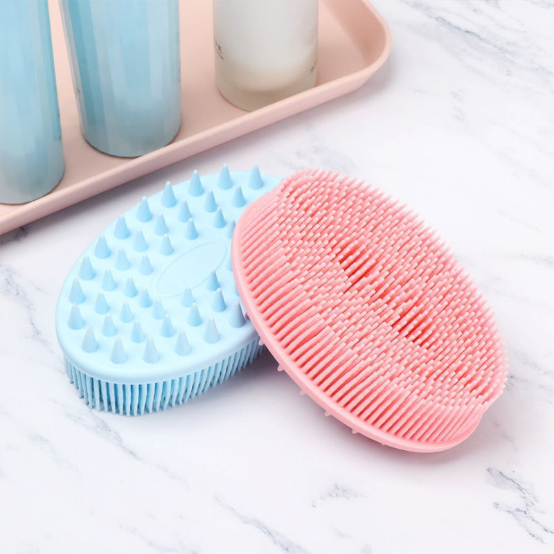 Wet and Dry Scalp Washing Decontamination Exfoliating Skin Cleaning Body Brush