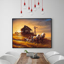 5D DIY Full Drill Diamond Painting Dusk Embroidery Craft Kits Bedroom Wall Art