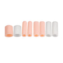 5pcs Gel Finger Cap Protect Cracked Cover Cots Hand Skin Care (Opened Pink)