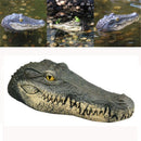 Garden Decor Creative Floating Pool Statue Simulation Crocodile Head Pond Art