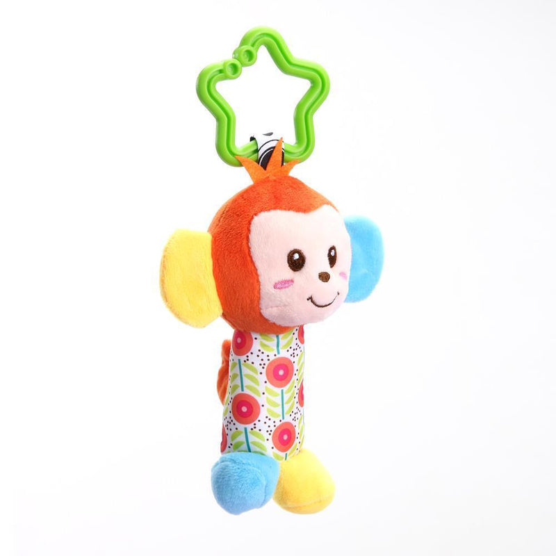 Newborn Baby Infant Handbells Developmental Bed Bells Toys (Monkey) Newly