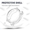 Watch Replacement Frame Half-full Coverage Hollow Protective Shell (White) Newly
