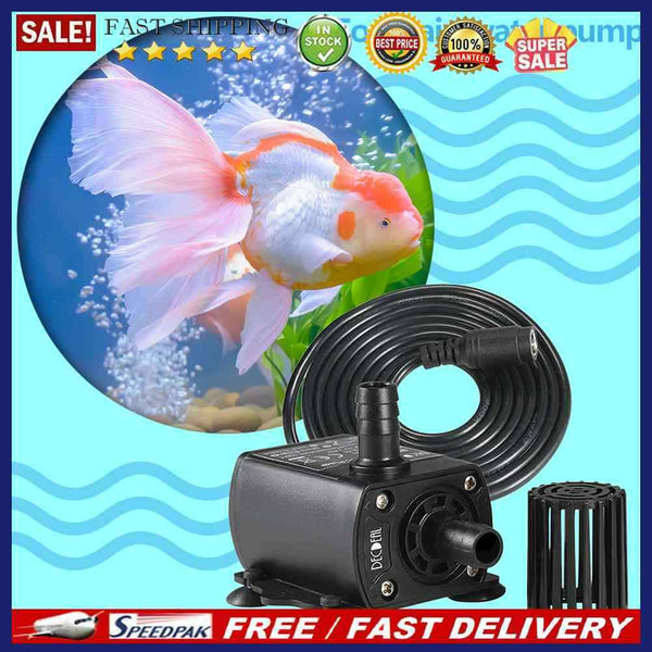 Mini DC 12V Brushless Pump Fountain Aquarium Pond Pool Submersible Water Pump