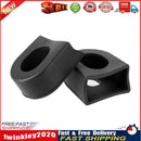 2pcs/set Bicycle Crankset Crank Wheel Protective Sleeve Protector (Black) Newly
